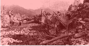 macerie terremoto di Avezzano, 1915