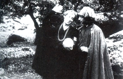 Ruggeri Ruggeri in un raro fotogramma del film  Anleto del 1917 di Eleuterio Rodolfi